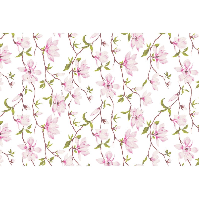 Jillson Roberts 24 Sheet-Count Premium Printed Tissue Paper Available in 8 Different Floral Designs, Magnolia Blossom - Image 3